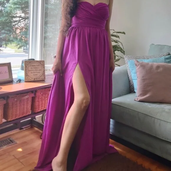 B-sharp Fuchsia Evening Dress - Picture 4 of 4